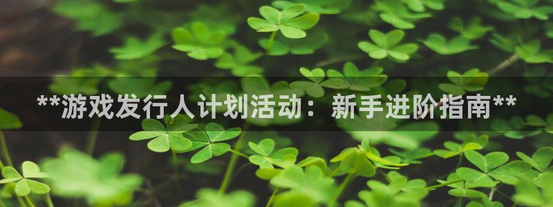 新航娱乐平台登录蒋渭水：**游戏发行人计划活动：新手进阶指南**